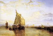 J.M.W. Turner Dort,or Dordrecht,the Dort Packet-Boat from Rotterdam Becalmed France oil painting artist